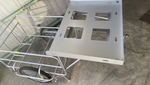 クールBOX2個載せ搭載用枠について